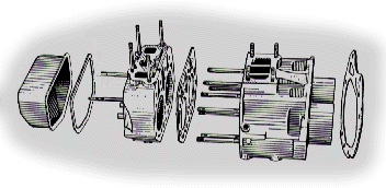 exploded view of JD A block & head